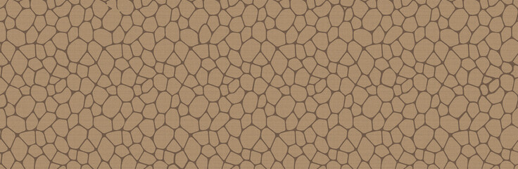 Wallpaper image of a stone wall pattern in earth tones