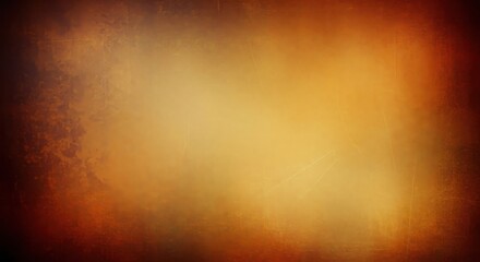 Abstract Grunge Texture Background with Warm Golden and Brown Hues