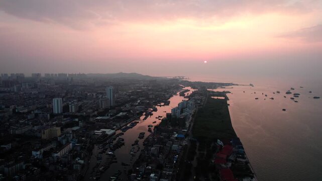 Sunset City Coast, Beihai, China