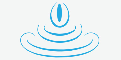 White Abstract Background with Light Blue Curved Lines – Modern Elegant Design