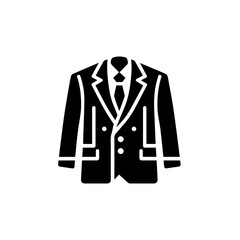 Modern Gentleman Pant Coat Vector Illustration
