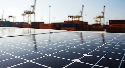 Solar Panel Array Installation Future Energy Innovation Clean Power Generation Renewable Resources Concept