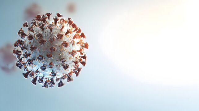 Detailed Coronavirus Illustration Shows Scientific Complexity and Global Health Concerns