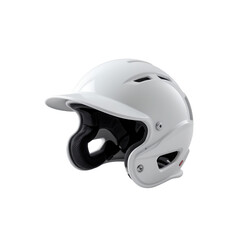 Fototapeta premium Modern White Protective Helmet for Sports and Outdoor Activities