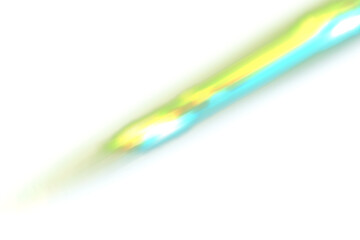 Abstract light streak isolated on transparent background