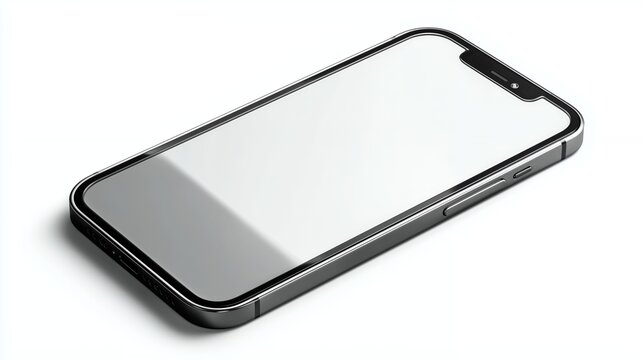 Isolated white background image showing a black smartphone and a USB flash drive, essential communication and technology electronic objects for digital information - Powered by Adobe