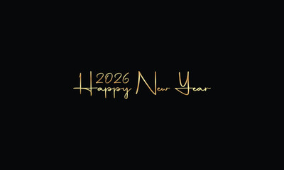 2026 happy new year logo text design set 2026 number design template collection