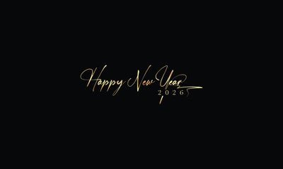 2026 happy new year logo text design set 2026 number design template collection