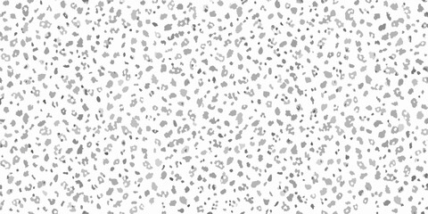 Monochromatic gray leopard print pattern seamless texture background