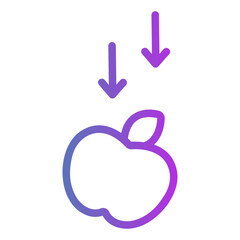 Obraz premium gravity Gradient icon