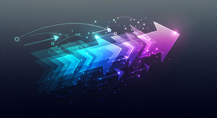Obraz premium Abstract Futuristic Corporate Template