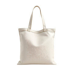 Reusable cream tote bag mockup ready for branding and merchandise designs, perfect for eco-friendly fashion and retail promotions