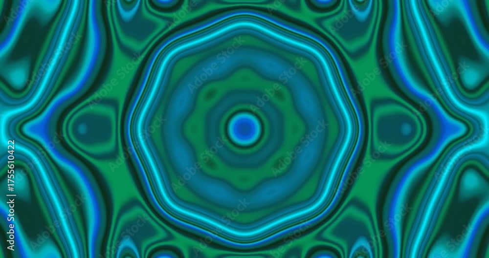 Wall mural a seamless loop of swirling colors resembling a tunnel captivates with dynamic movement and engaging