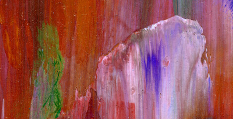 Colorful Artistic Pattern with Gold and Textured Design