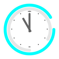 Deadline Approaching: Time Management and the Final Hour, ​Countdown to Action: Minimalist Clock Icon with a Sense of Urgency, ​Efficiency in Motion: Tracking Progress with a Circular Timer