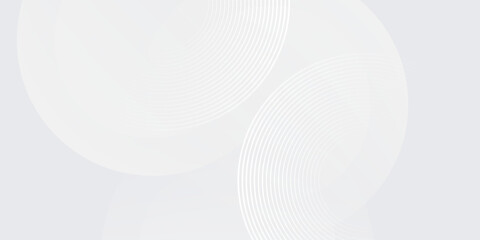 White geometric abstract background overlap layer on bright space with lines effect decoration. Modern creative trendy design in vector illustration