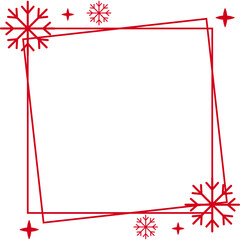 Merry Christmas and New Year Frame