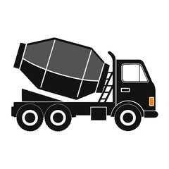Fototapeta premium dump truck vector illustration