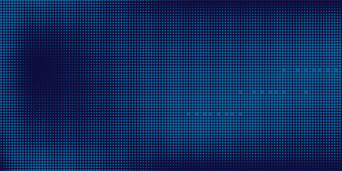 Obraz premium Abstract Blue Pixel Pattern Background – Digital Halftone Tech Design