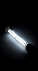 Illuminating the Dark - A Close-Up of a Bright Light Source.