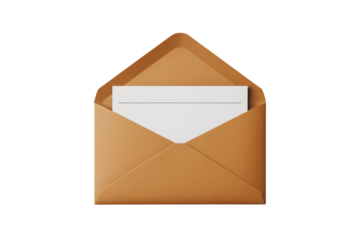 Elegant invitation in golden envelope with personalized greeting card inside