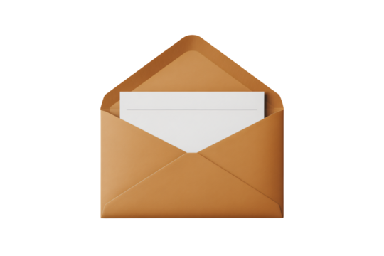 Elegant invitation in golden envelope with personalized greeting card inside