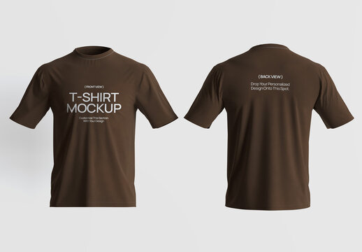 T-Shirt Mockup (Front & Back)