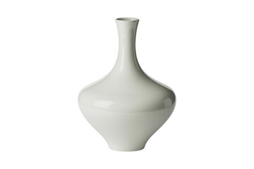 Elegant white vase for stunning floral arrangements and modern home decor accents