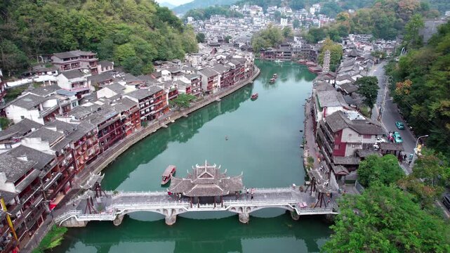 Skyline of Fenghuang Ancient City, Hunan