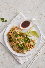 Quinoa with Tofu and Broccoli