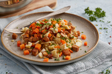 Fried Cauliflower with Tofu