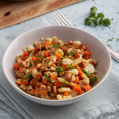 Fried Cauliflower with Tofu