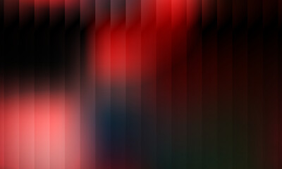 Elegant vibrant gradient pattern design with ribbed fractal glass effect and blending with red, black colors. Modern futuristic background with glass effect for creative digital designs. Vector design