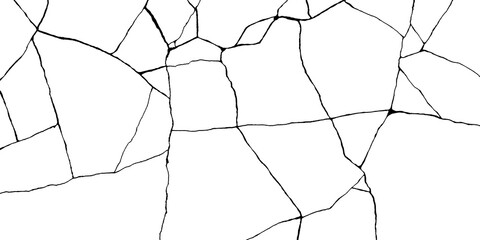 illustration of a cracked texture, often used as a background or overlay in graphic design.