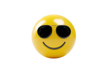 Fototapeta premium Smiling face with sunglasses (3)