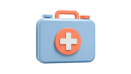 3D rendered medical kit
