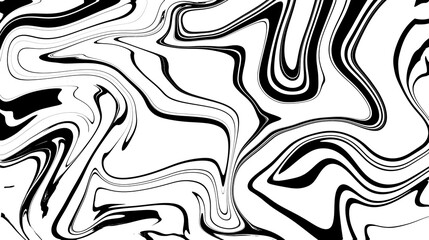 liquid marble texture, a type of abstract fluid art. black and white abstract background.