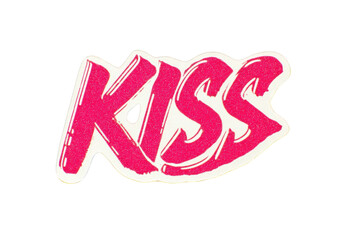 Pink stylized wordmark