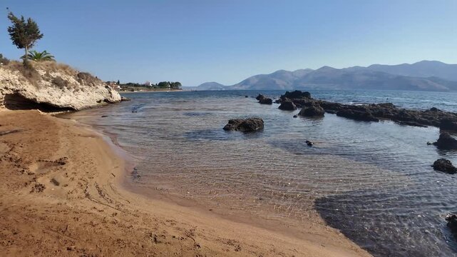 Amazing view of Lepeda Beach, Cephalonia, Ionian Islands, Greece