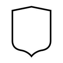 Shield icon vector. Defence illustration sign. Armor symbol. protection logo. security mark.