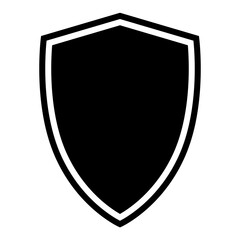 Shield icon vector. Defence illustration sign. Armor symbol. protection logo. security mark.