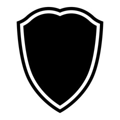 Shield icon vector. Defence illustration sign. Armor symbol. protection logo. security mark.