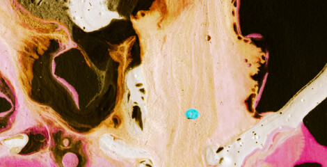 A Wallpaper Design with Artistic Texture, Pattern, and Gold Accents