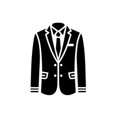 Classic Casual Jacket Vector Illustration