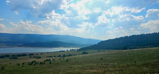 panorama of the mountains