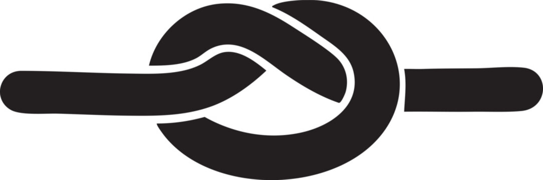 Tension Release Silhouettes Rope Knot Muscle Relaxation Chronic Pain Icon