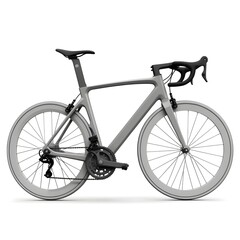 Obraz premium AI Generative. Aero Carbon Fiber Road Racing Bicycle Isolated on White Background. 8