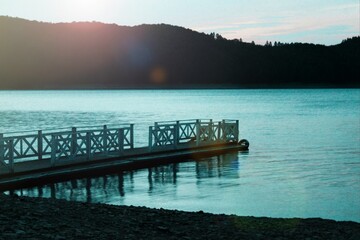 Molo na Jeziorze Solińskim © KLAUDIA