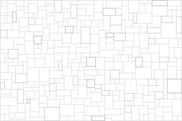 Vector pattern. Modern stylish texture. Repeating square shape lines. Monochrome on white background. Trendy graphic design