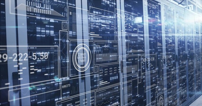 Projecting data overlays and illuminating racks with blinking LEDs and cabling in data center room